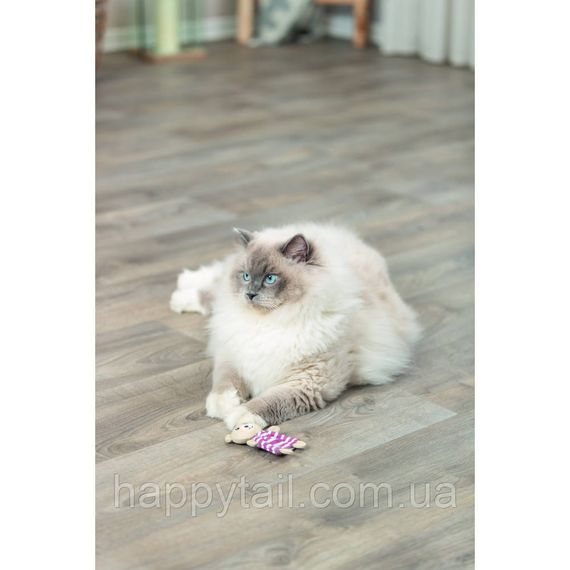 Игрушка Trixie для котов Медведь ткань с кошачьей м ятой 12 см | Зображення 7