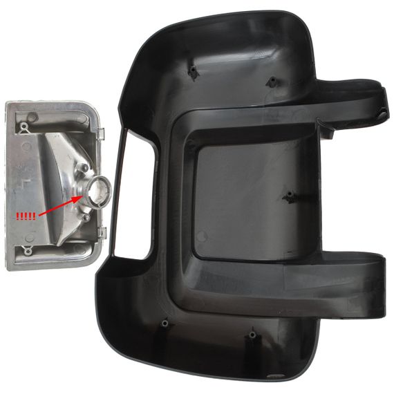 Citroen Jumper II (від 2006-) корпус зовнішнього дзеркала лівий ДОВГИЙ КРОНШТЕЙН + поворотник, Сітроєн Джампер 2 | Зображення 1