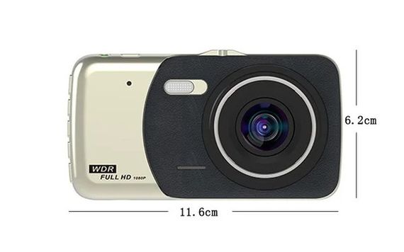 Видеорегистратор 5Mpx с инфракрасной подсветкой и экраном 4 дюйма  XPRO DRIVE  CT 503 / z14a черный с серым (CT503_506) | Зображення 2