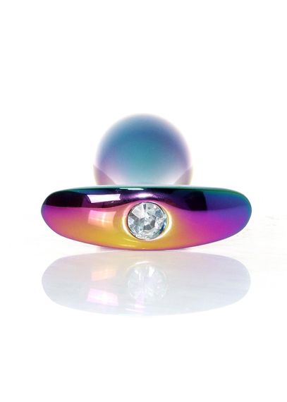 Анальна пробка - Jewellery Multicolour Plug Clear L | Зображення 2