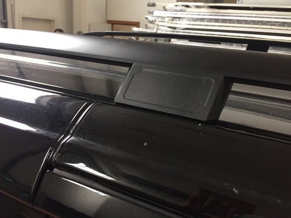 Рейлінги чорні Elite (пласт. ніжки.) Коротка база (SHORT) для Mercedes Vito W639 2004-2015рр | Зображення 9