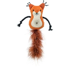 Іграшка Trixie для котів Білка плюш з пір ям і котячою м ятою 24 см