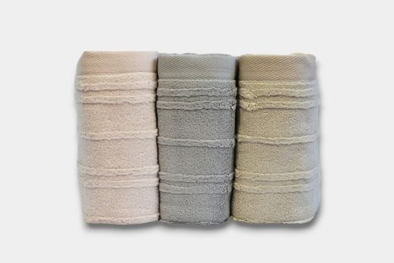 Набор полотенец 50х90 см Pupilla Cevher v1, лицевые 3 шт. | Зображення 3