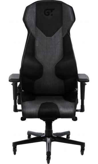 Кресло геймерское GT Racer X-8007 Dark GrayBlack Suede | Зображення 1