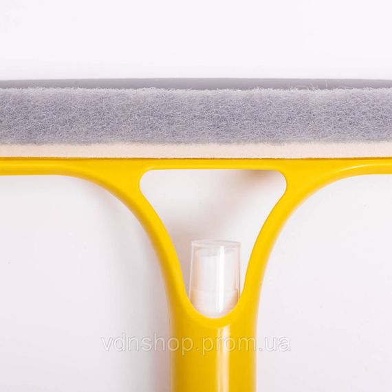 Швабра-щетка с пульверизатором и скребком для мытья окон, зеркал и гладких поверхностей Желтая HP-35015-26Y | Зображення 3