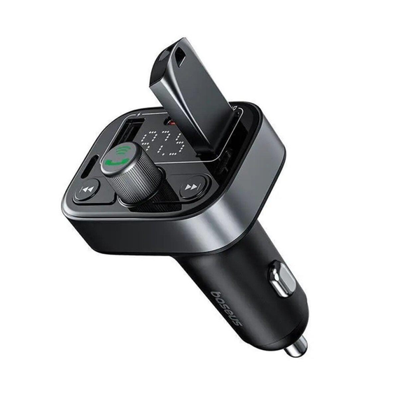 FM-модулятор Baseus S-09 Pro Series Car FM Transmitter Cluster Black | Зображення 3