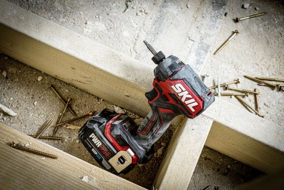 Безщітковий акумуляторний ударний гвинтоверт 20 В, 250 Нм, Hex 1/4' SKIL 3225 CA Compact 11072000201 (SD1E3225CA) | Зображення 3