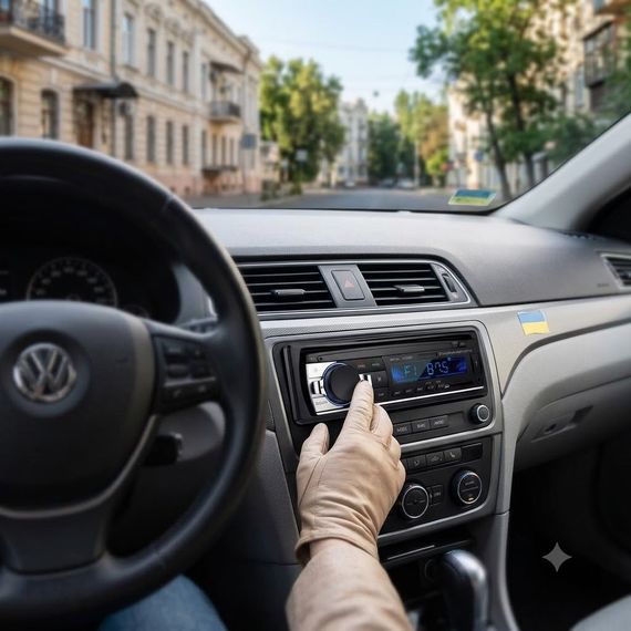 Автомагнитола CAR MP3 SA 520 ISO +ВТ / Bluetooth Магнитола с подсветкой в авто / Мощная Автомобильная Аудиосистема | Зображення 1