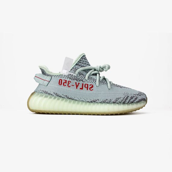 Кросівки Adidas Yeezy Boost синій відтінок | Зображення 4