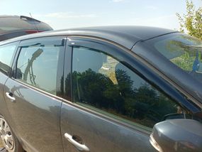 Вітровики (4 шт, HIC) для Renault Scenic/Grand 2009-2016 рр