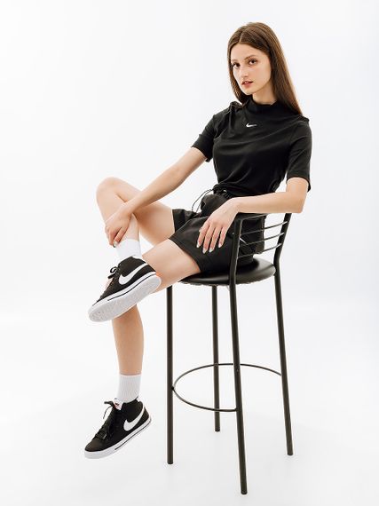 Футболка Nike W NSW ESSNTL RIB MOCK SS TOP | Зображення 3