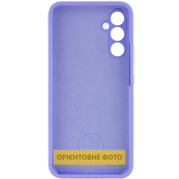 Чохол Silicone Cover Lakshmi Full Camera (AAA) для Samsung Galaxy A12 Бузковий / Dasheen | Зображення 2