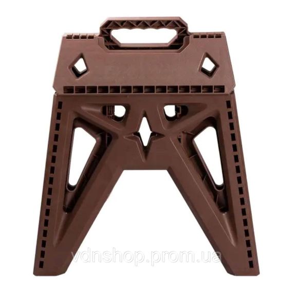 Пластикова складна стілецька туристична похідна похідний розкладний стілець для кемпінгу SJ-0102BR | Зображення 3