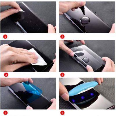 Стекло защитное PowerPlant Samsung Galaxy S20 Ultra (liquid glue + UF-lamp) (GL607853) | Зображення 1