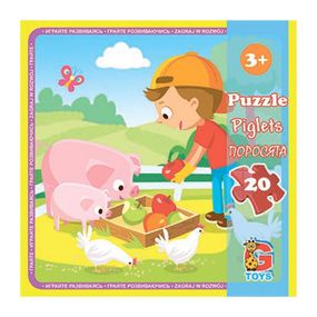 Пазлы детские "Ферма" LA09, 20 элементов