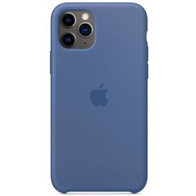Чохол Silicone case (AAA) для Apple iPhone 11 Pro Max (6.5") Синий / Linen Blue