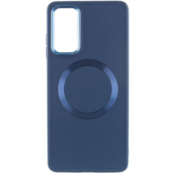 TPU чохол Bonbon Metal Style with MagSafe для Samsung Galaxy A15 4G/5G / M15 5G Синій / Cosmos Blue | Зображення 1
