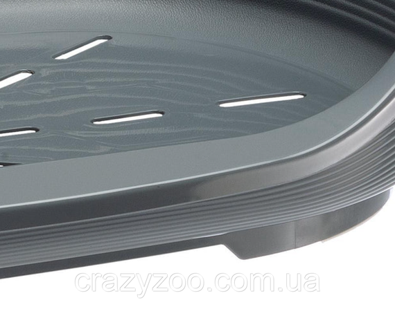 Пластиковый лежак для собак и котов Ferplast Siesta Deluxe 4 серый 61.5х45х21.5 см 70204947 | Зображення 4