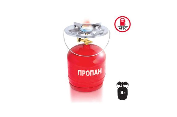 Плита Турист Intertool - 8 л пропановый баллон (GS-0008) | Зображення 1