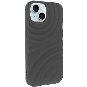 Чехол TPU MonoWave для Apple iPhone 15 (6.1") Pink Black