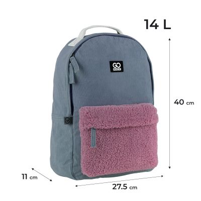 Рюкзак школьный GoPack Education Teens 147 темно-сірий (GO25-147M-3) | Зображення 7