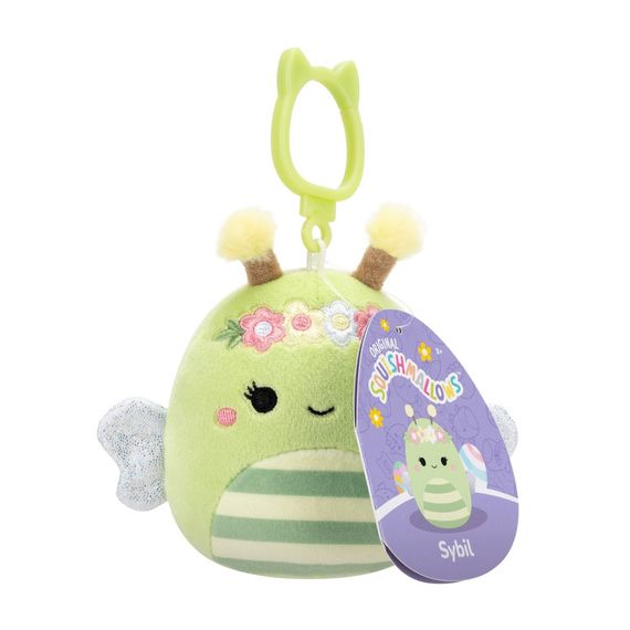 М'яка іграшка на кліпсі Бджілка Сібіл Squishmallows SQCP00460, 9 см | Зображення 1