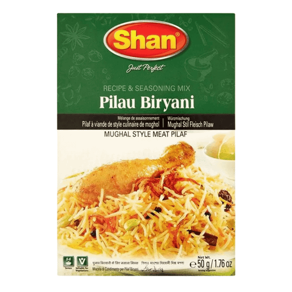 Суміш спецій для плову (бірʼяні)  Pulao Biryani Masala 50г Shan 788821041142