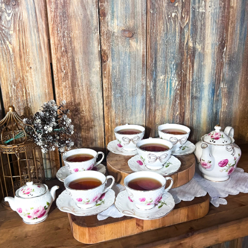 1779 Сервіз чайний 14пр. Бант (240мл, бл.15см, цук.350мл, чайн.1,3л) | Зображення 3