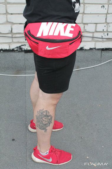 Поясная сумка Nike Team Training (красная) сумка на пояс | Зображення 3