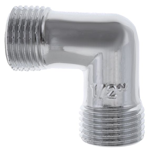 Кут 1/2'' НН (хром) Koer KF.L06M.CHR (KF0130) | Зображення 1