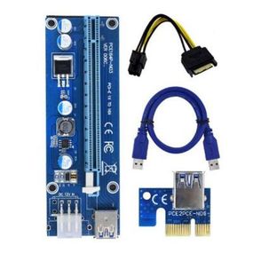 Райзер PCI-E x1 to 16x 60cm USB 3.0 Cable SATA to 6Pin Power v.006C Dynamode (RX-riser-006c 6 pin) (RX-riser-006c 6 pin)
