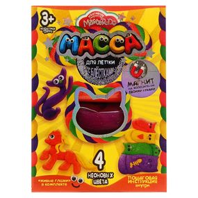 Набор креативного творчества Масса для лепки "MASTER DO" MMD-02-01, 4 цвета Вид 8