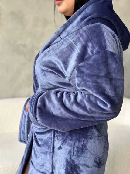Женский махровый халат батал (3203/2) 3XL | Зображення 6