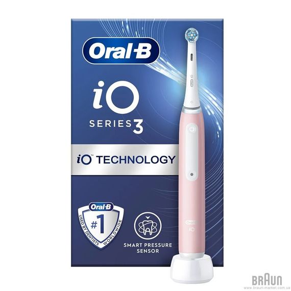 Електрощітка BRAUN Oral-B iO Series 3 iOG3.1A6.0 Blush Pink | Зображення 1