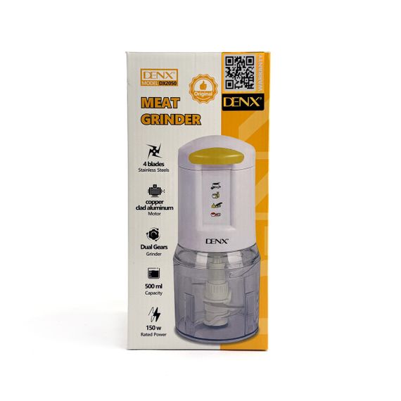 Чопер-подрібнювач DENX DX2050 з чашею 0,5 л. Білий (DX2050) | Зображення 3