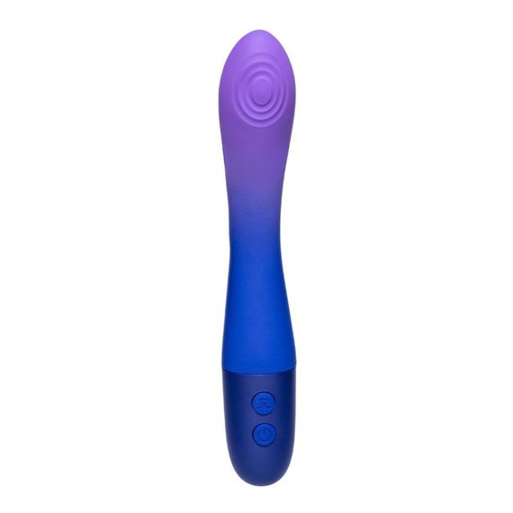 Вібратор з пульсатором Every Night Toys для точки G, синьо-фіолетовий градієнт Sex Aura | Зображення 2