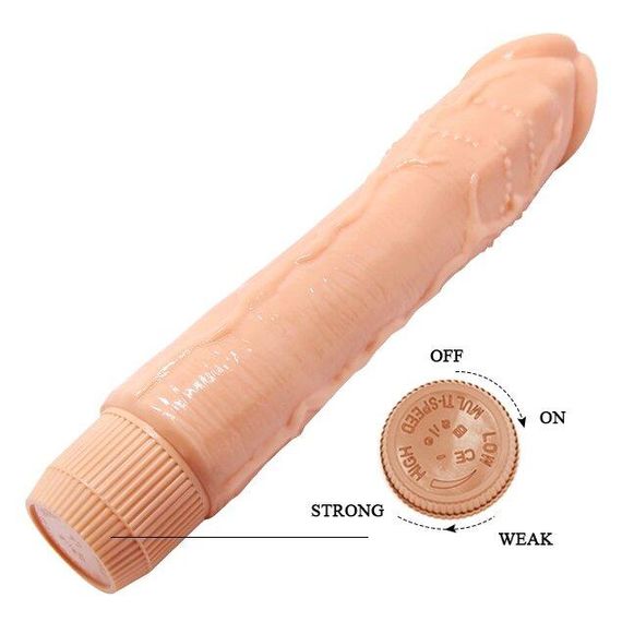 Вибратор реалистик BARBARA 9.5'' Dybbuk MULTI-SPEED VIBRATOR, BW-001071R sexstyle | Зображення 6