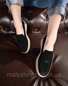Женские лоферы seanly black ДЛ6447