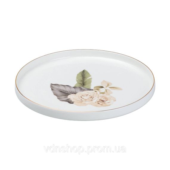 Столовый сервиз на 6 персон фарфоровый розовый HP23414 | Зображення 1