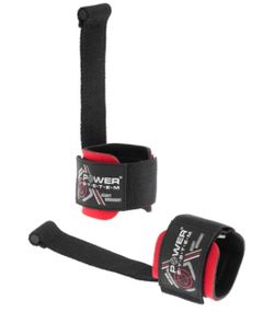 Лямки для тяги з валіком Power System PS-3350 Power Pin Black/Red (PS-3350_Black_Red)