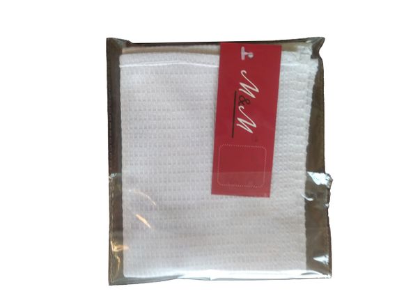 Рушник кухонний вафельний М&М 30х45 см Білий (213737) | Зображення 4