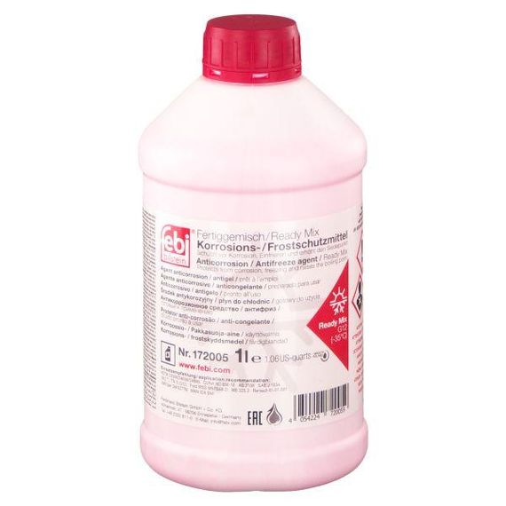 Антифриз красный -35C G12 FEBI Ready Mix (Канистра 1л) (172005)
