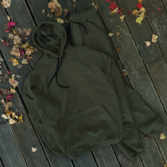 Костюм Плюш капюшон хакі S XL