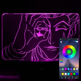 Акриловый светильник-ночник управление с телефона Хисока Мороу 2 tty-n000783