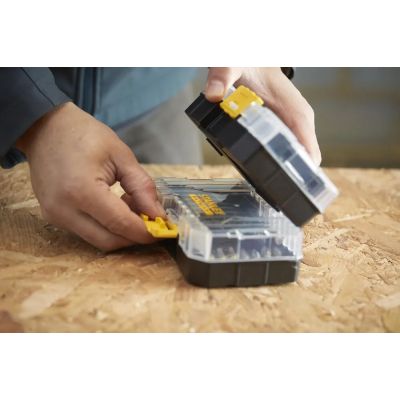 Набор бит Stanley FatMax, Phillips, Pozidriv, Torx, 2x Ph, L 25, 50 мм, 10 шт, кейс (STA88560) | Зображення 1