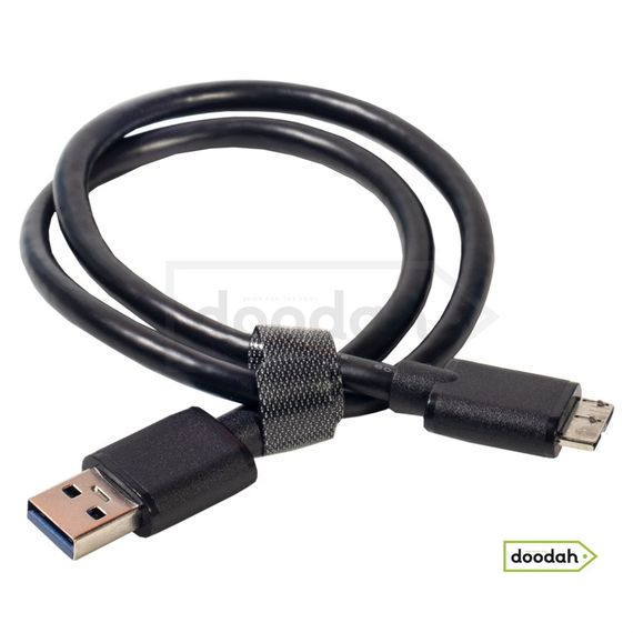 Кабель USB 3.0  на Micro-B - Robotsky Type A 50 см Black | Зображення 2