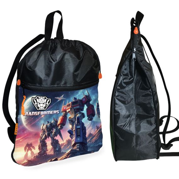 Рюкзак-мішок "Трансформери" для дитини - зручна сумка для сменки та форми (01452)