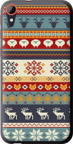 Чехол на HTC Desire 830 Рождественский орнамент "3303u-785-17620"