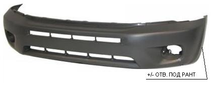 Передний бампер Toyota RAV4 04-06 с отв. под рант (FPS) 5211942923