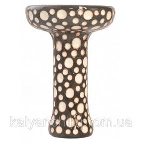 Чаша для Кальяна ETNA Phunnel Dot Glaze Black